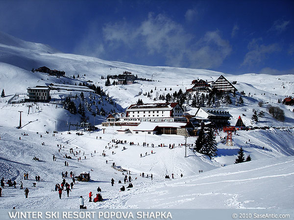 Winter ski resort Popova Shapka / Popova Sapka (Shar Mountain, Republic of Macedonia)